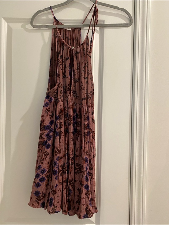 Intimately By Free People Dresses & Skirts - Sleeveless Mauve Floral Maxi Dress with Adjustable Straps